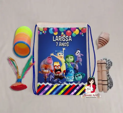 Mochila Boa Infância Tema Divertidamente