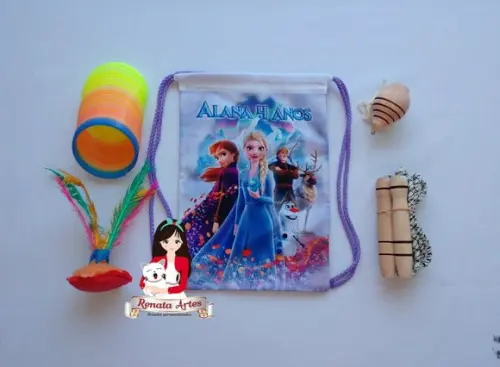 Mochila Boa Infância Tema Frozen