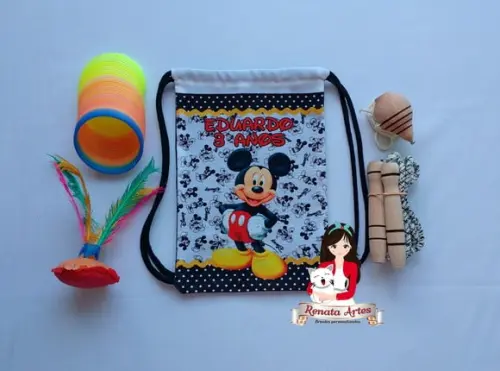 Mochila Boa Infância Tema Mickey 2