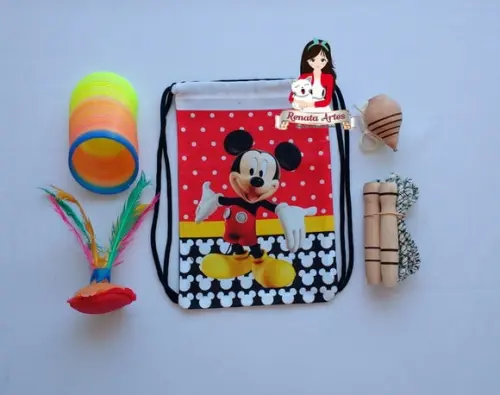 Mochila Boa Infância Tema Mickey 3