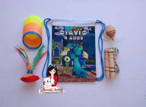 Mochila Boa Infância Tema Universidade Monstros