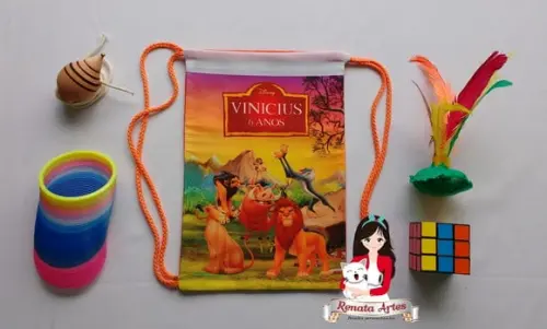 Mochila Brinquedos Retrô Tema o Rei Leão