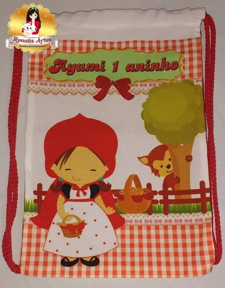 Mochila Chapeuzinho Vermelho