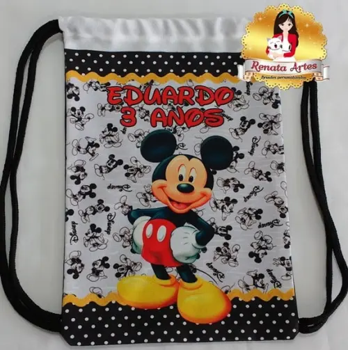 Mochila de Tecido Mickey 3