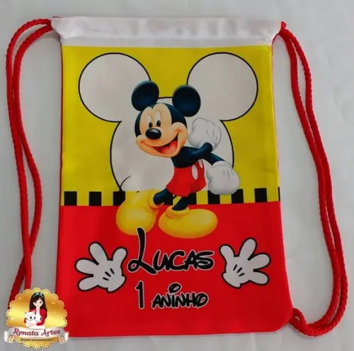 Mochila de Tecido Mickey 4
