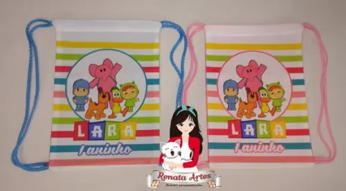 Mochila de Tecido Pocoyo
