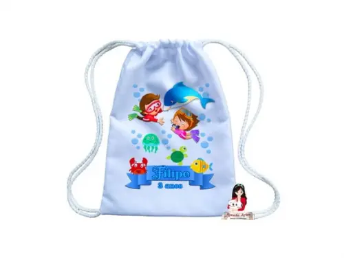 Mochila G Fundo do Mar
