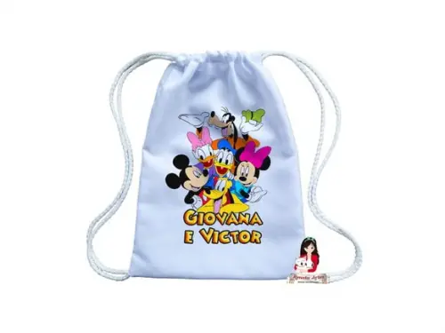 Mochila G Mickey e Turma