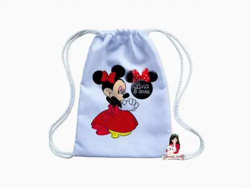 Mochila G Minnie Vermelha 2