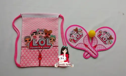 Mochila Ping Pong Personalizada Tema Lol Surprise
