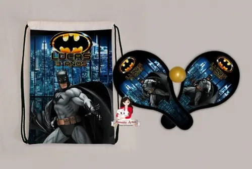 Mochila Ping Pong Tema Batman