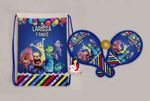 Mochila Ping Pong Tema Divertidamente