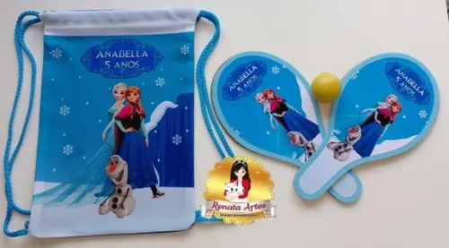 Mochila Ping Pong Tema Frozen