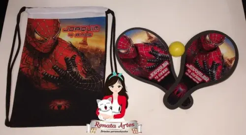 Mochila Ping Pong Tema Homem Aranha 2