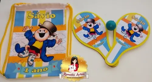 Mochila Ping Pong Tema Menino Maluquinho