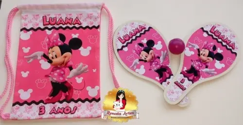 Mochila Ping Pong Tema Minnie