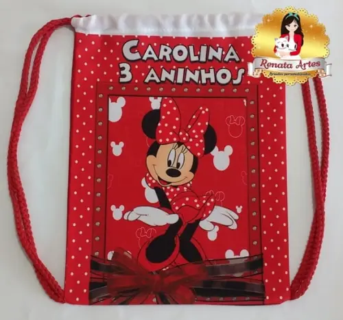 Mochilinha Minnie Vermelha