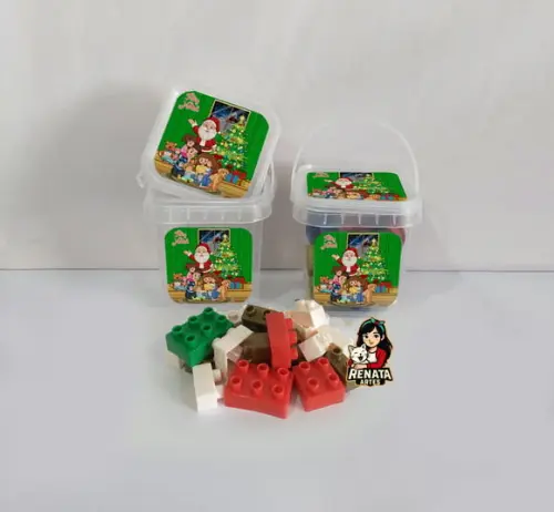 Monta Monta no Baldinho Personalizado Natal