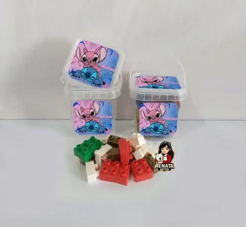 Monta Monta no Baldinho Personalizado Stitch