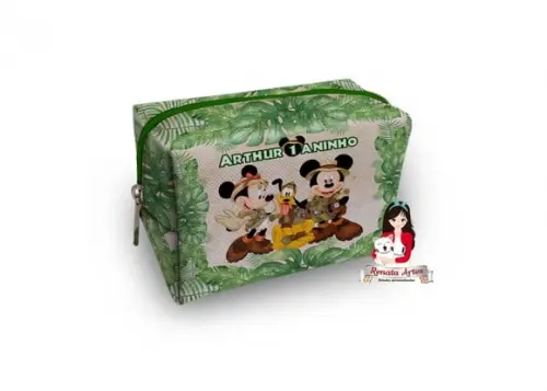 Necessaire Box Personalizado Mickey Safari