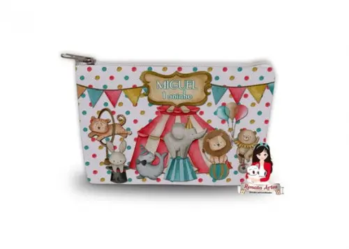 Necessaire Personalizada Circo Vintage