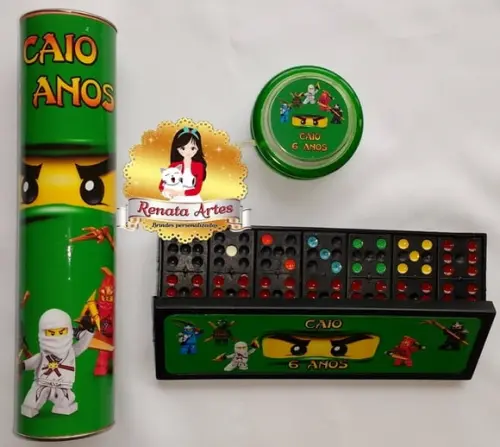 Ninjago - Kit Jogos Personalizado Ninjago Verde