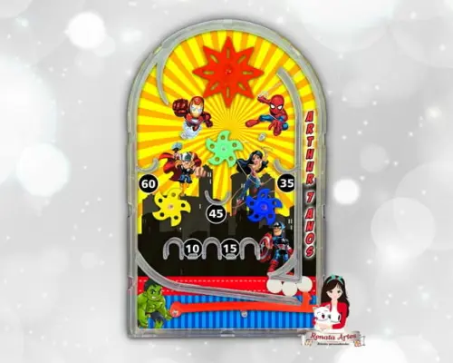 Pinball Fliperama Heróis Baby