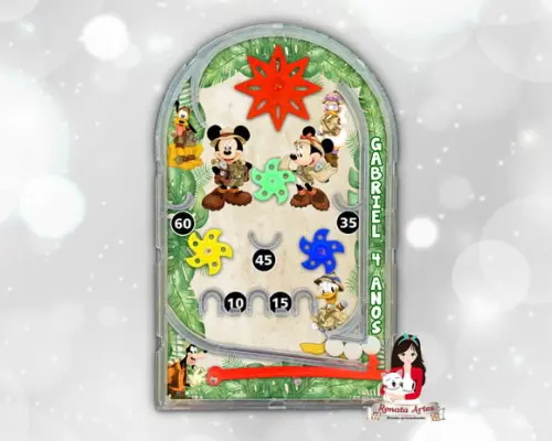 Pinball Fliperama Mickey Safari