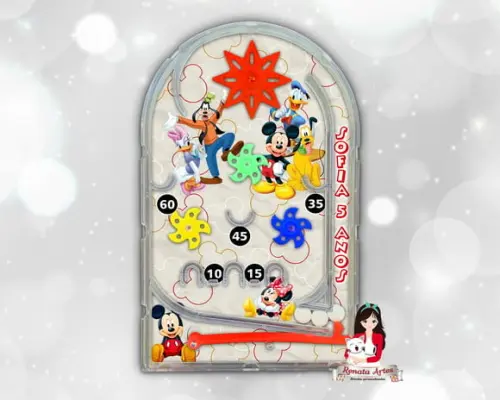 Pinball Fliperama Mickey e Turma