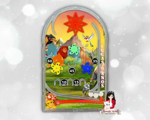 Pinball Fliperama Rei Leão
