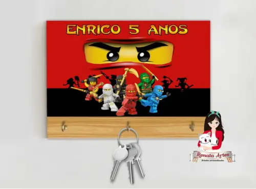 Porta Chaves Ninjago