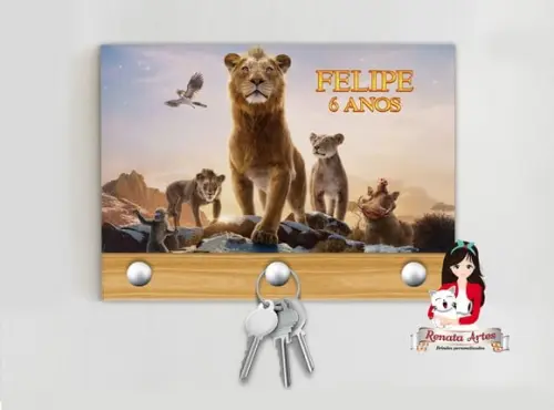 Porta Chaves Rei Leão Mufasa