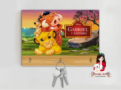 Porta Chaves Rei Leão