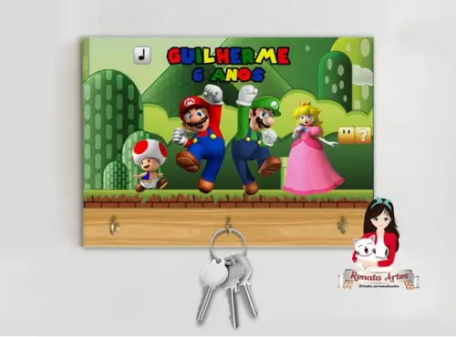 Porta Chaves Super Mario