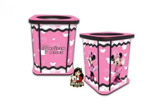 Porta Lápis Minnie Rosa