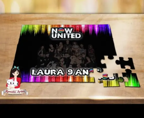 Quebra Cabeça Personalizado Now United