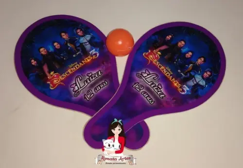 Raquetes de Ping Pong Tema Descendentes 3