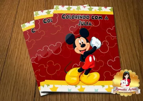 Revista de Colorir com Giz Mickey 2