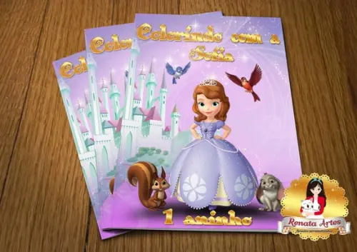Revista de Colorir com Giz Sofia