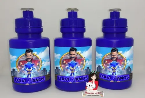 Squeeze Personalizado Sonic Filme 2020