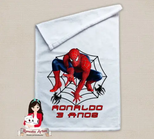 Toalhinha Personalizada Homem Aranha