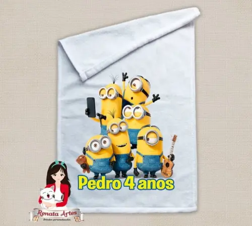 Toalhinha Personalizada Minions