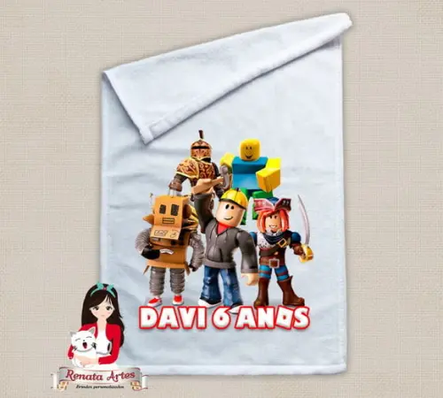 Toalhinha Personalizada Roblox