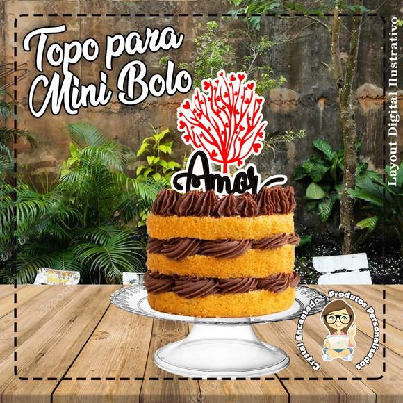 2 TOPO DE BOLO DIA DOS NAMORADOS - REF 1725 / 1726
