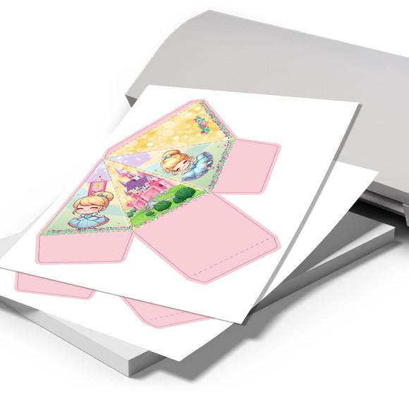 3 Caixas Personalizadas Princesa Cinderela Arquivo Digital