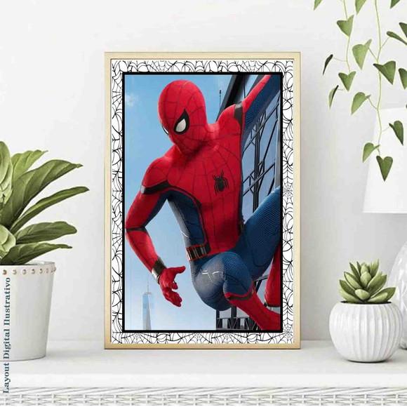 3 Quadros Homem Aranha - 7090 Arquivo Digital