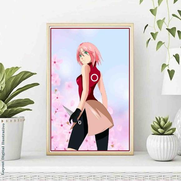3 Quadros Sakura - Arquivo Digital