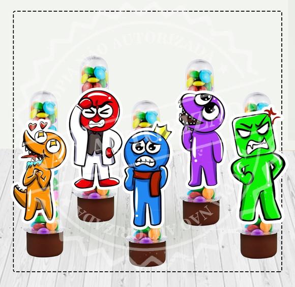 Aplique para Tubet Rainbow Friends - 4034 Arquivo Digital