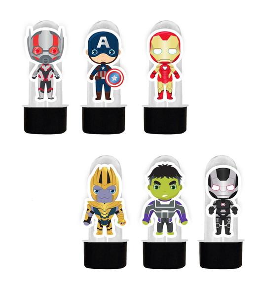 Apliques para Tubet Mini Avengers - Ref 5427 Arquivo Digital