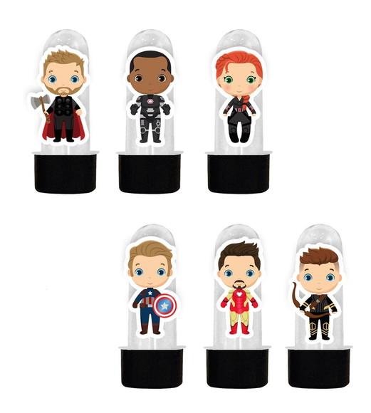 Apliques para Tubet Mini Avengers - Ref 5429 Arquivo Digital